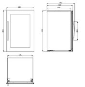 Встраиваемый винный шкаф Dometic E49FGB Elegance фото 2 в Казани и Татарстане