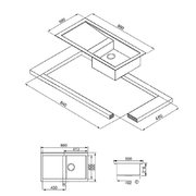 Мойка Смег LQ861SF фото 3 в Казани и Татарстане Мойка Smeg LQ861SF фото 3 в Казани и Татарстане