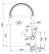 Смеситель Franke Ambient с выдвижным шлангом хром фото 3 в Казани и Татарстане