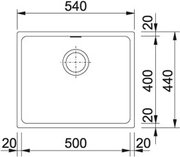 Мойка Franke KBG 110-50 миндаль фото 2 в Казани и Татарстане