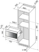 Встраиваемая микроволновая печь Brandt BMS7120X фото 3 в Казани и Татарстане
