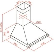 Вытяжка Teka DOS 60 BEIGE-BRASS фото 2 в Казани и Татарстане