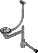 Арматура для одночашевых моек со скрытым прямоугольным переливом Омойкири WK-1-S IN фото в Казани и Татарстане Арматура для одночашевых моек со скрытым прямоугольным переливом Omoikiri WK-1-S IN фото в Казани и Татарстане