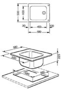 Мойка Смег VS45-P3 фото 2 в Казани и Татарстане Мойка Smeg VS45-P3 фото 2 в Казани и Татарстане