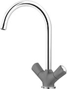 Смеситель Blanco Amona chrome/silgranit алюметаллик Смеситель Blanco Amona chrome/silgranit алюметаллик