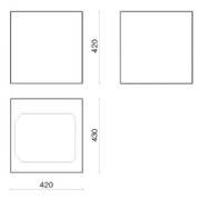 Вытяжка Falmec Rubik 43 (450) (с системой E.ion) ECP white фото 3 в Казани и Татарстане