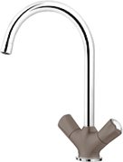 Смеситель Blanco Amona chrome/silgranit серый беж Смеситель Blanco Amona chrome/silgranit серый беж
