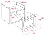 Встраиваемая микроволновая печь Teka ML 820 BIS WH WHITE фото 2 в Казани и Татарстане