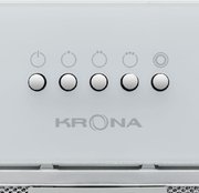 Встраиваемая вытяжка Krona LUISA 600 GLASS WHITE PB фото 4 в Казани и Татарстане
