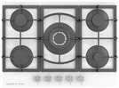 Встраиваемая газовая варочная панель Zigmund Shtain M 26.7 W
