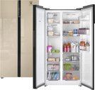 Отдельностоящий холодильник с инвертором Weissgauff WSBS 600 BeG NoFrost Inverter