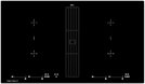 Варочная панель с вытяжкой Kuppersbusch KMI 9800.0 SR Black Velvet