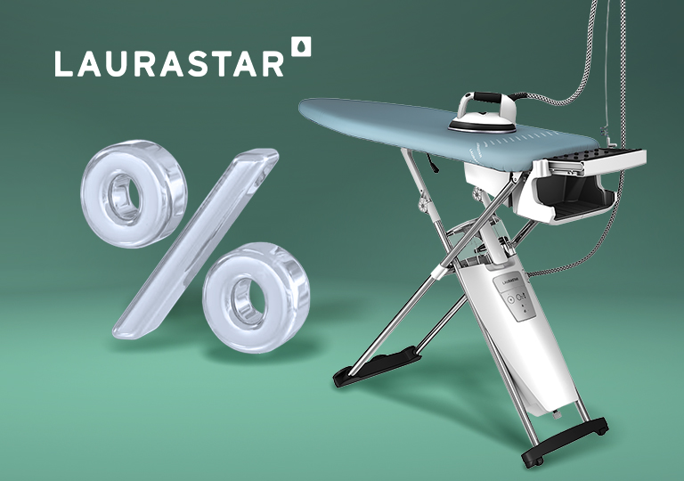 Акция! Скидка на гладильную систему Laurastar S Pure Акция! Скидка на гладильную систему Laurastar S Pure