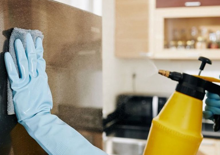 Как помыть холодильник без разводов