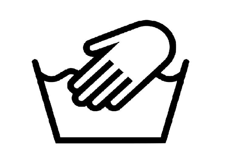 Что означает значок «Только ручная стирка» на одежде